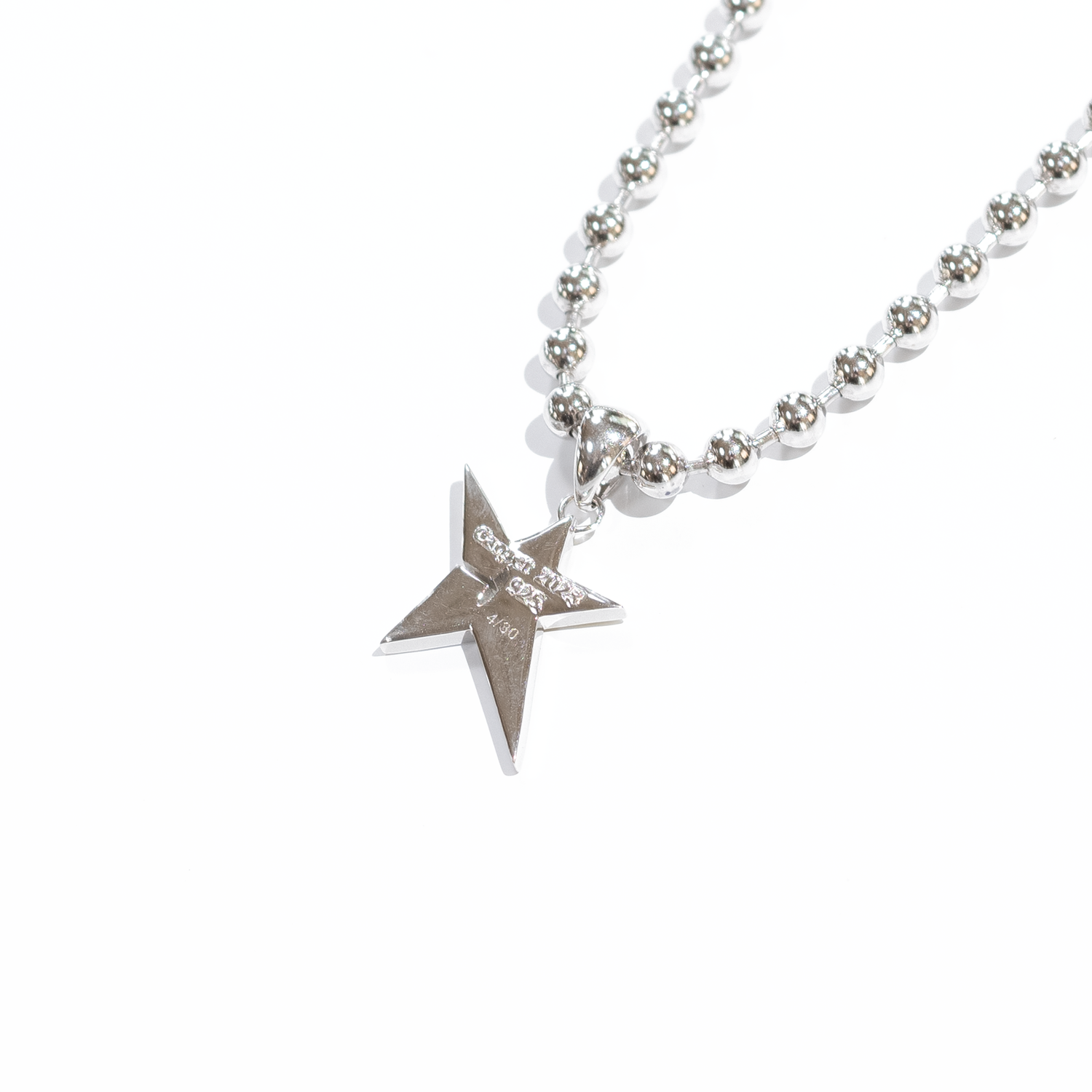carpet company ネックレス C-Star Silver Chain — Carpet Company